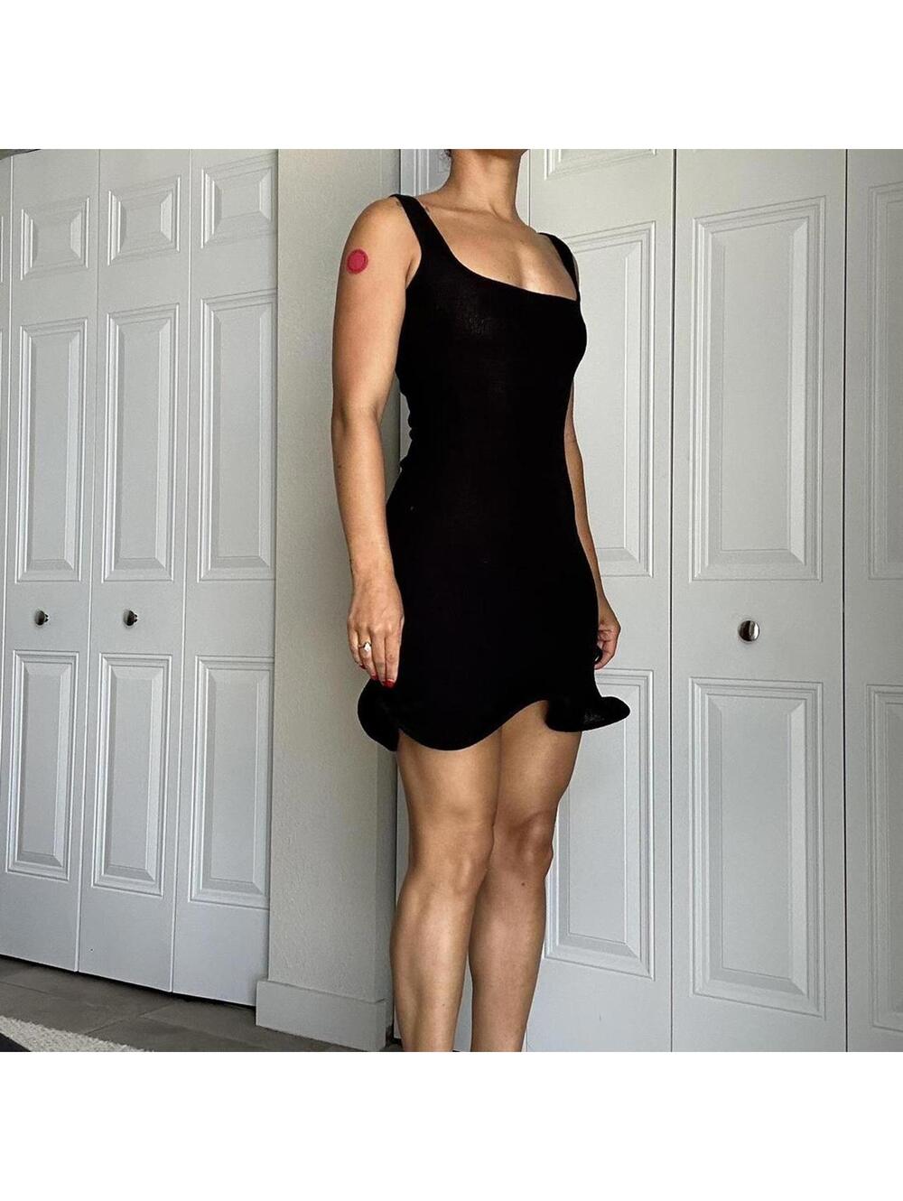 Meshki Women's Black Dress